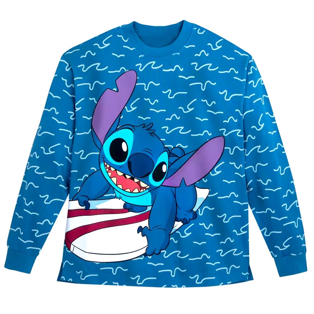 NWT Stitch Disney Celebration Crew Top for Adults Walt Disney World